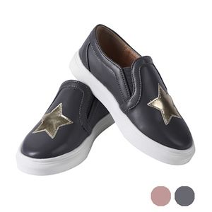 ContiKids Shoes - Girls Boys Classic Slip On Canvas Star Sneakers ContiKids Shoes - Girls Boys Classic Slip On Canvas Star Sneakers